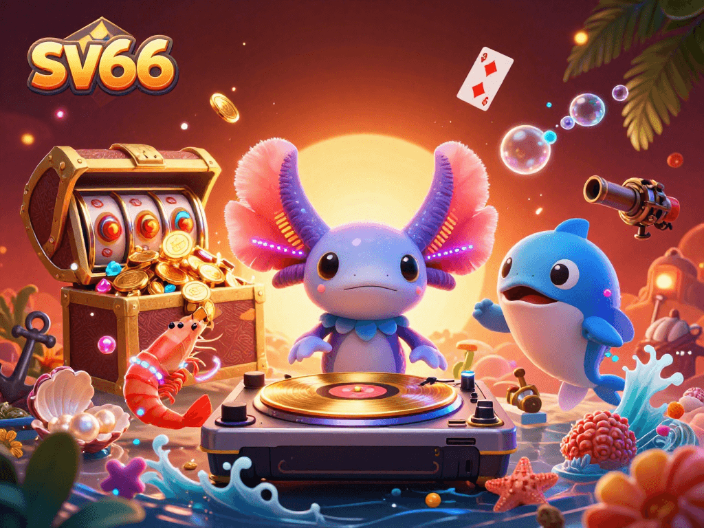 Experience exciting wins at sv66 with vibrant slot games and dynamic underwater characters.