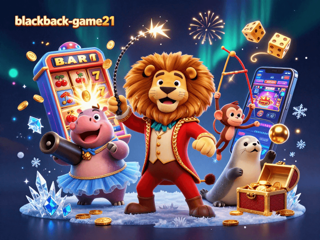 Engage in thrilling gameplay at blackjack-game21 with dynamic characters and vibrant casino elements.