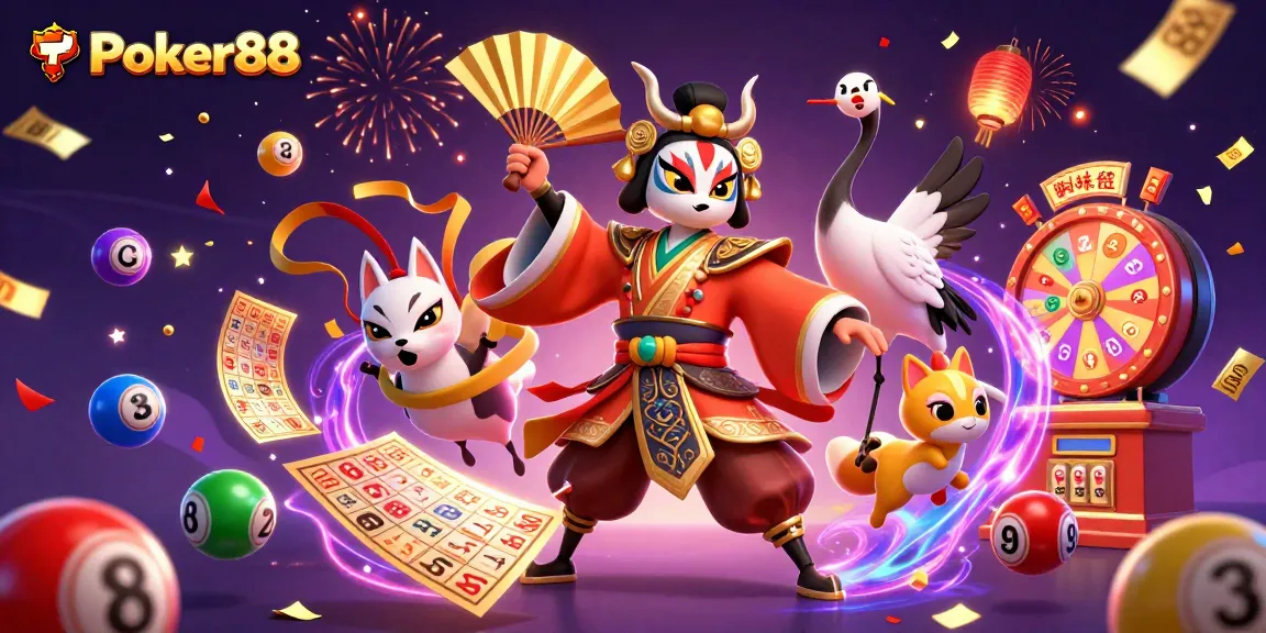 Engage with Poker88's exciting casino experience featuring vibrant imagery and dynamic elements.
