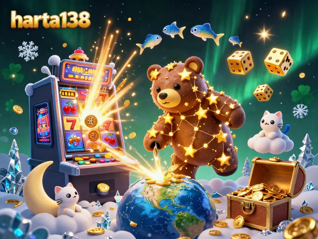 Mainkan slot gacor di harta138, menangkan koin dari mesin slot penuh cahaya.