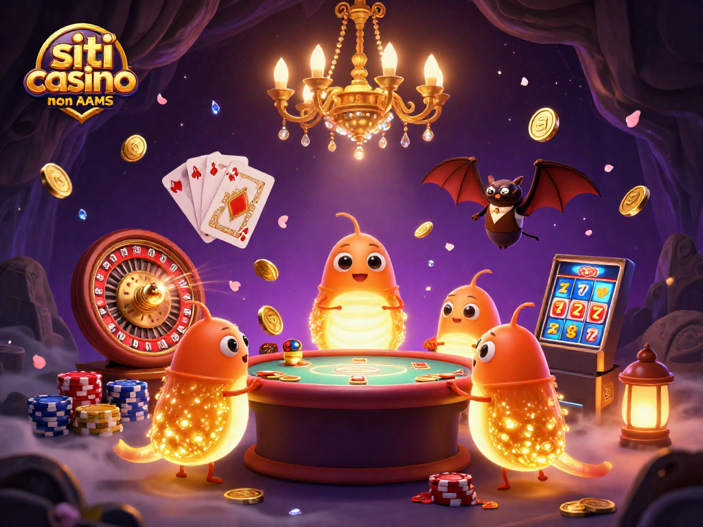 I giocatori in siti casino non AAMS si divertono tra gemme e monete dorate nel casinò delle lucciole.