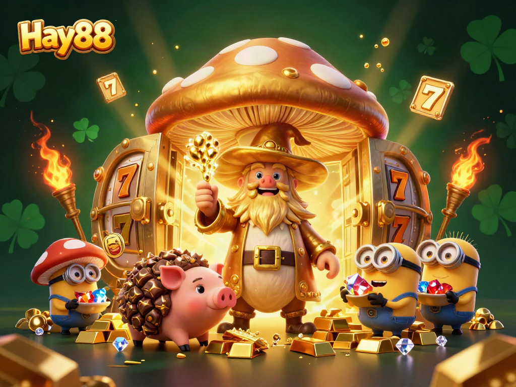 Experience thrilling slot magic with Hay88's 3D wizard and treasure-filled adventure.
