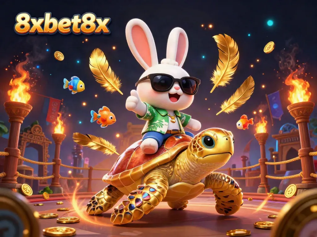 Experience the excitement at 8xbet8x with our thrilling gambling games illustrated in vibrant 3D art.