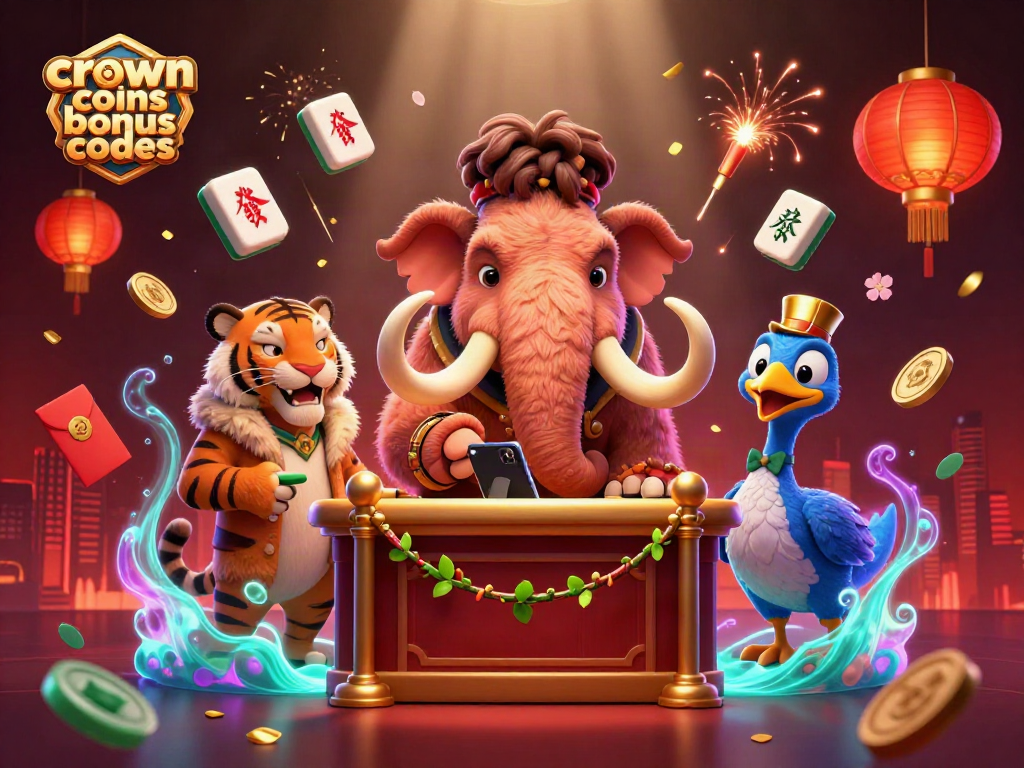 Select crown coins bonus codes to unlock exclusive gaming rewards with a vibrant casino environment.