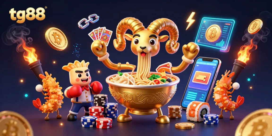 Experience the thrill at tg88 with animated casino characters in an exciting golden setting.