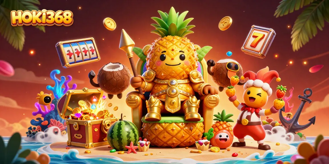 Experience thrilling gameplay with the vibrant HOKI368 illustrated casino scene, showcasing creativity and excitement.