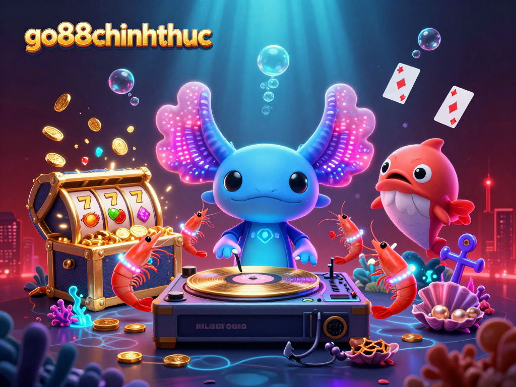 Spin thrilling games like slots with go88chinhthuc at this vibrant underwater casino party.