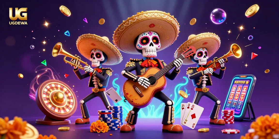 Experience thrilling gaming with UGDEWA's vibrant Día de los Muertos casino scene