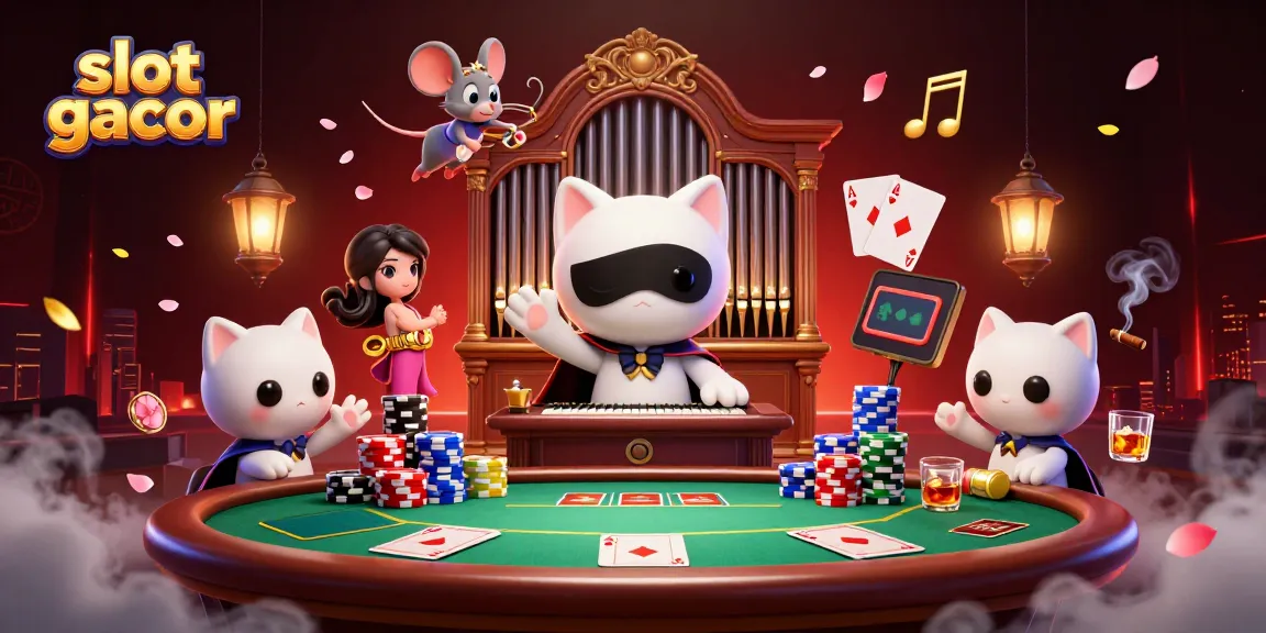 Menangkan slot gacor dengan kucing hantu dan mouse akrobat di kasino mewah