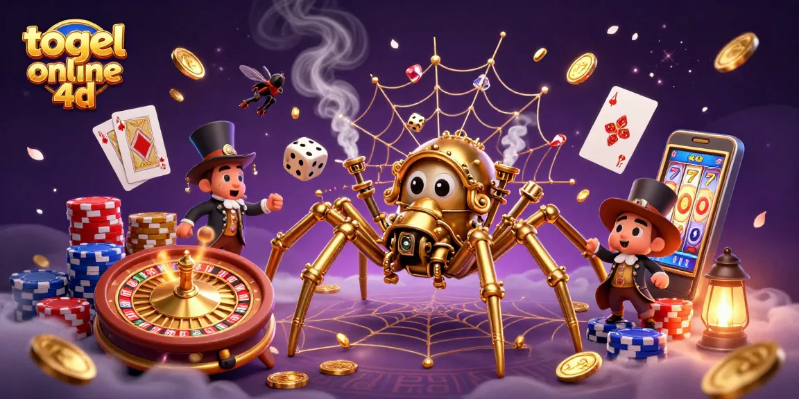 Tangkap momen bermain togel online 4D dengan ilustrasi 3D yang dinamis dan penuh warna.