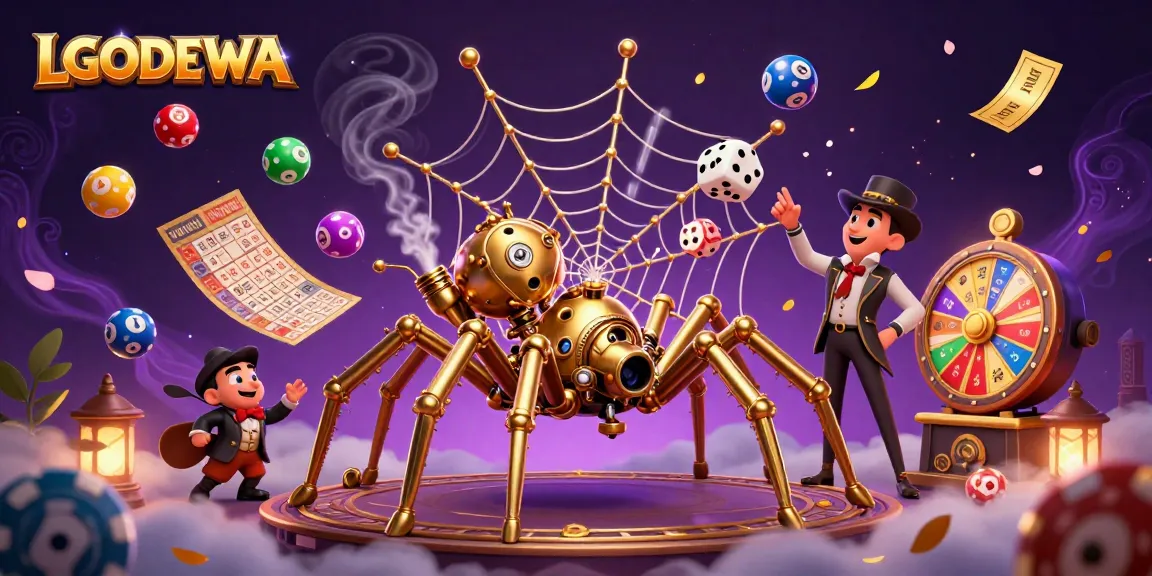 Engage with LGODEWA's steampunk-themed casino universe of luck and wealth.