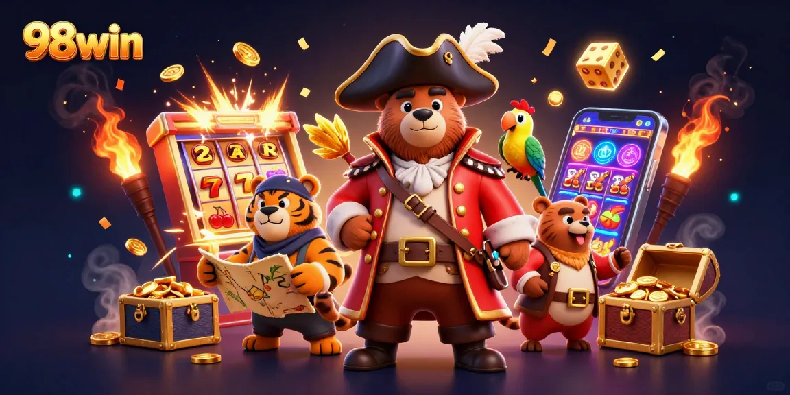 Experience dynamic gaming thrills with 98win's exciting jackpot slots and immersive characters.