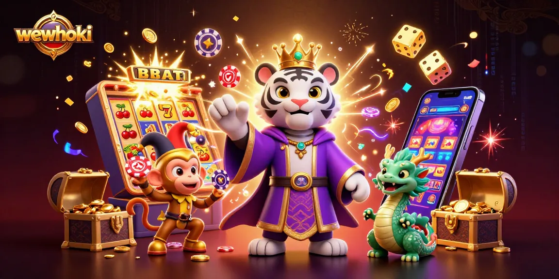 WEWHOKI menawarkan permainan yang mengasyikkan dengan simbol jackpot dan karakter ikonik yang menawan.