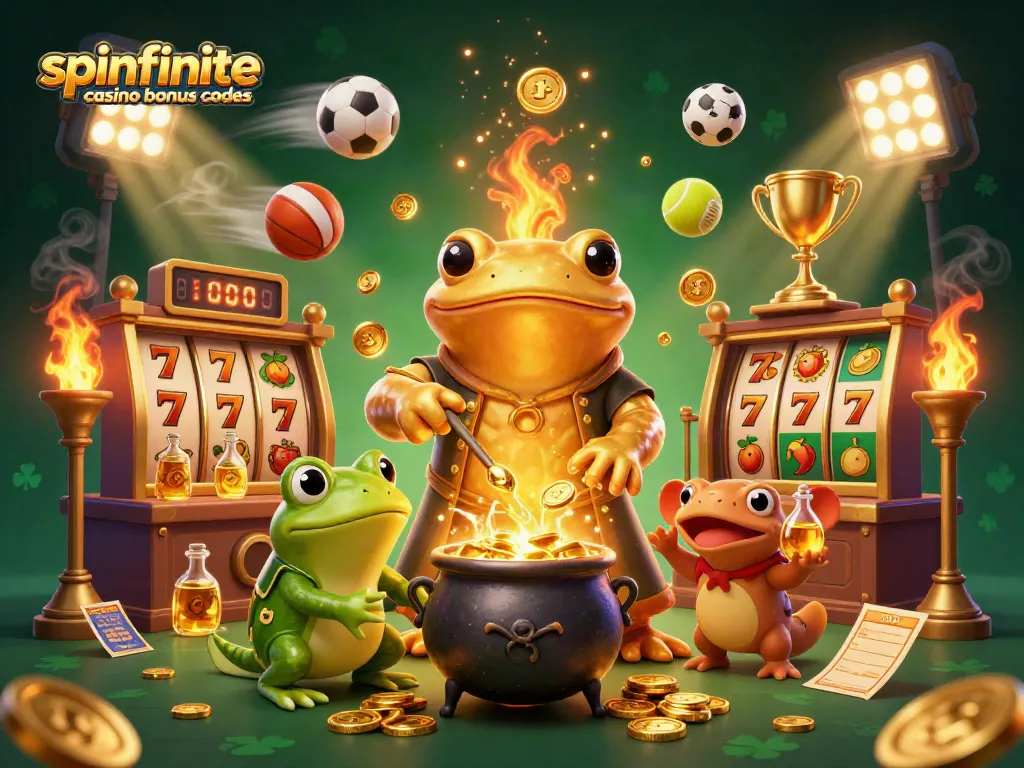 Experience spinfinite casino bonus codes with vibrant gaming features and engaging characters in a rich 3D illustration.
