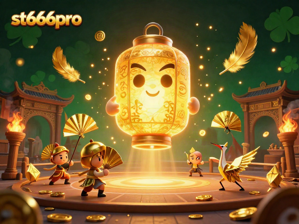 Experience the vibrant fun at st666pro with unique 3D casino characters and lucky symbols.