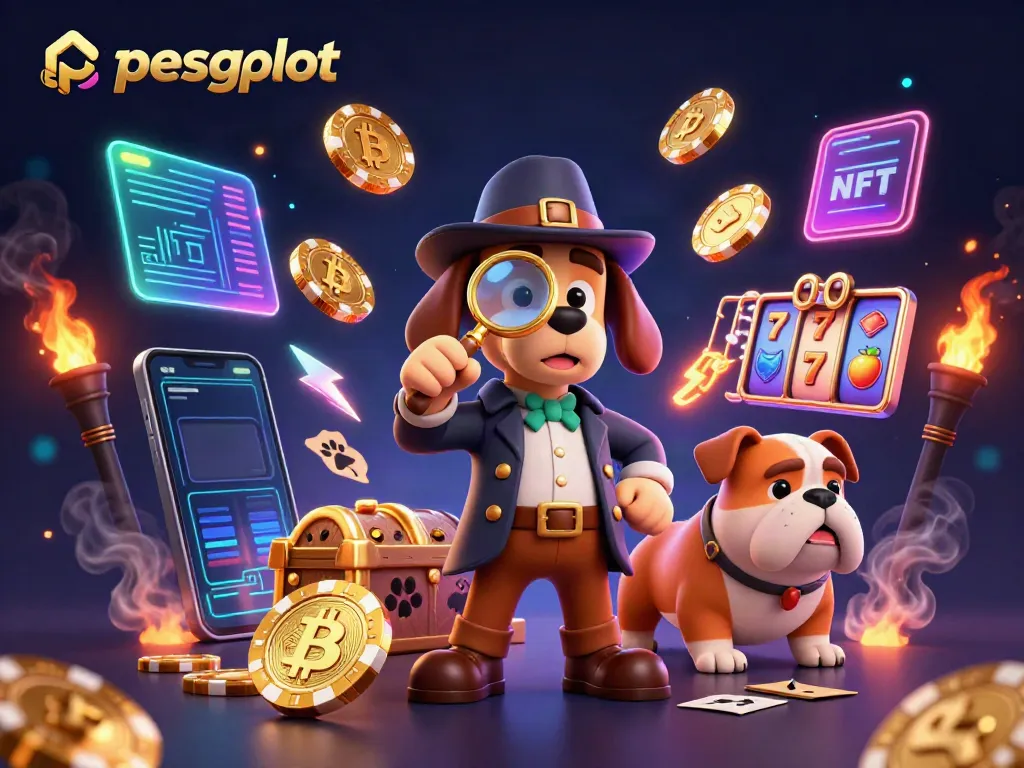 Explore the dynamic scene of pesgslot with characters illustrating a thrilling casino adventure.