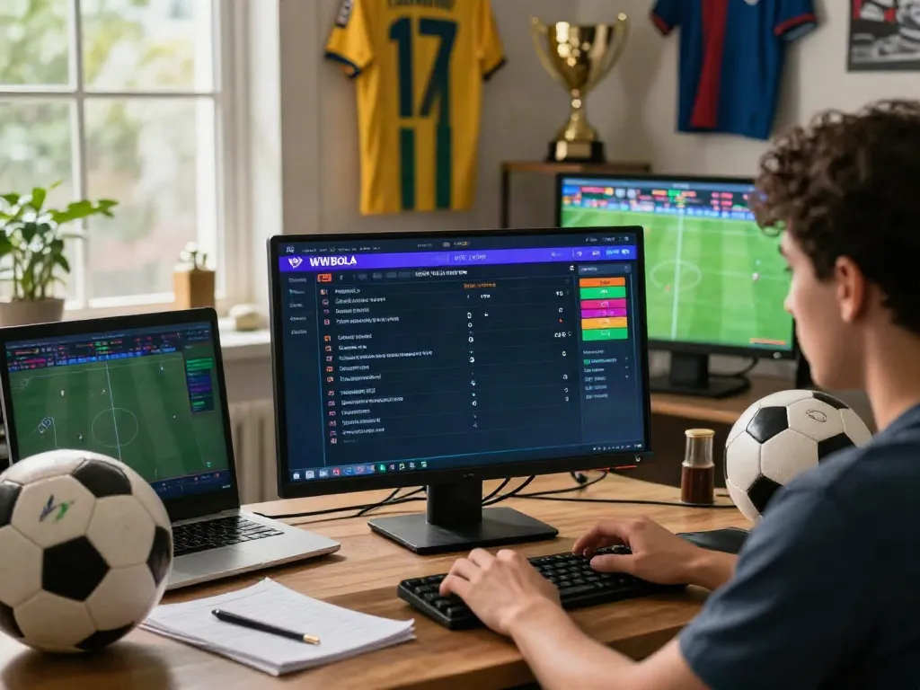 WWBOLA platform showing high soccer odds on a smartphone with a competitive betting atmosphere.