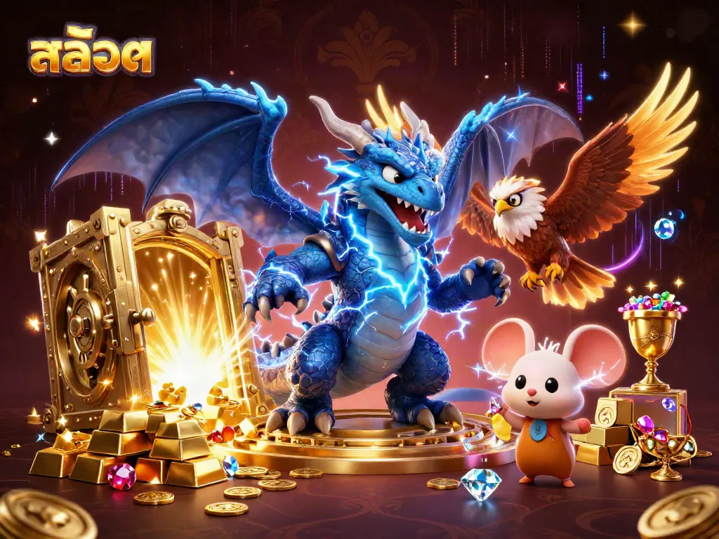เล่นเกมสล็อตสะท้อนแสงระยิบระยับกลางภาพที่น่าตื่นตาตื่นใจ สล็อต เล่นแล้วรวย