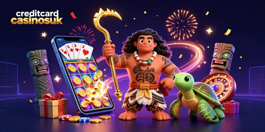 Experience the excitement of creditcardcasinosuk with vibrant 3D casino illustrations and dynamic gaming elements.
