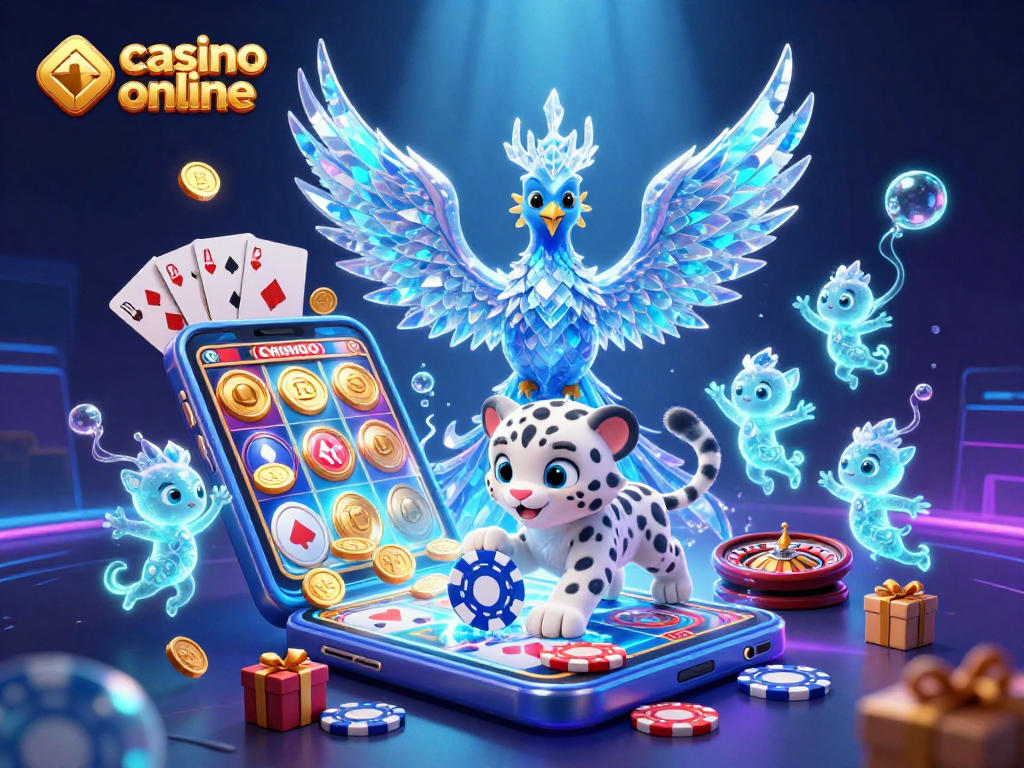 Engage with the exciting world of casino online through vibrant illustrations showcasing dynamic gameplay.