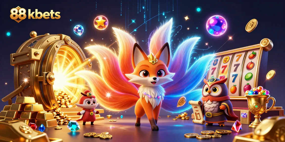 Win big with 88kbets in a magical casino world filled with treasures and vibrant characters.