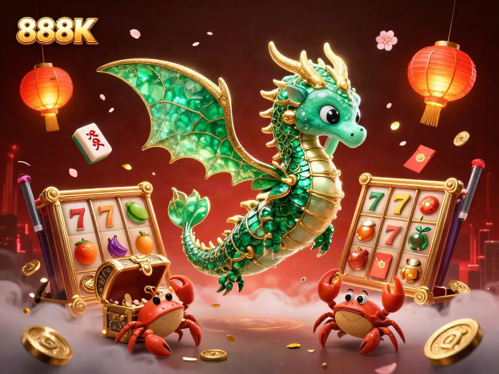 Experience excitement with 888K as you play vibrant slots surrounded by mystical sea creatures.