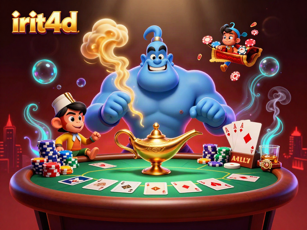 Experience the excitement of irit4d with lively characters, poker elements, and rich casino atmosphere.