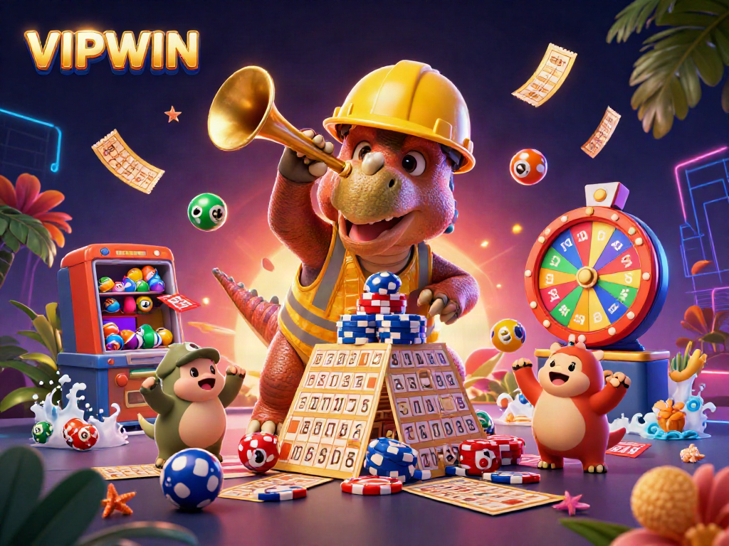 Engage with VIPWIN's exciting gaming world featuring vibrant characters and dynamic elements.