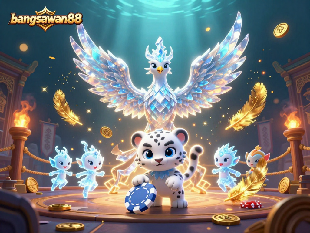 Experience the thrill of bangsawan88 gaming with vibrant casino characters and action-packed elements.