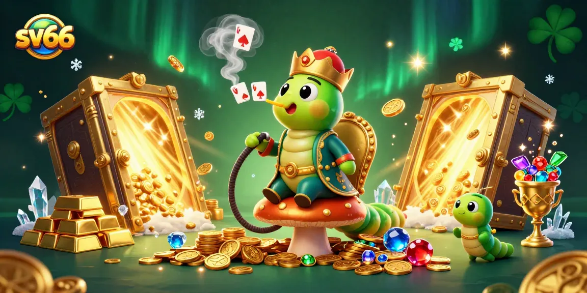 Engage in thrilling casino action at sv66 with exciting poker hands and lavish treasures all around.
