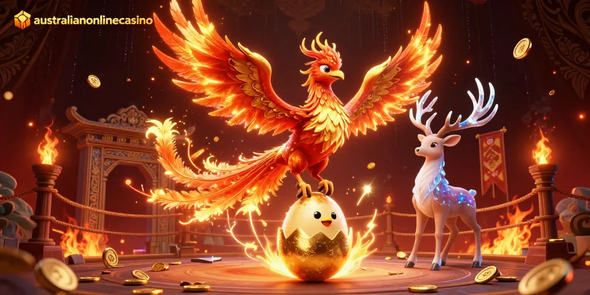 Aussie players win big at australianonlinecasino with vibrant phoenix scene and exhilarating gaming atmosphere.