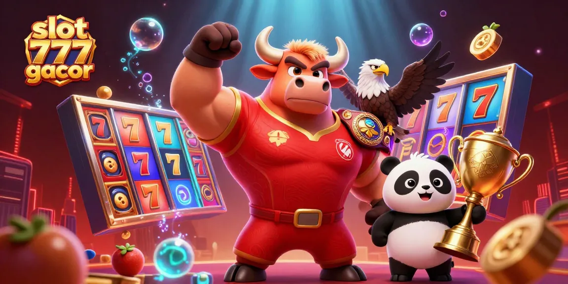 Experience the excitement of slot 777 gacor with vibrant characters and dynamic casino elements!