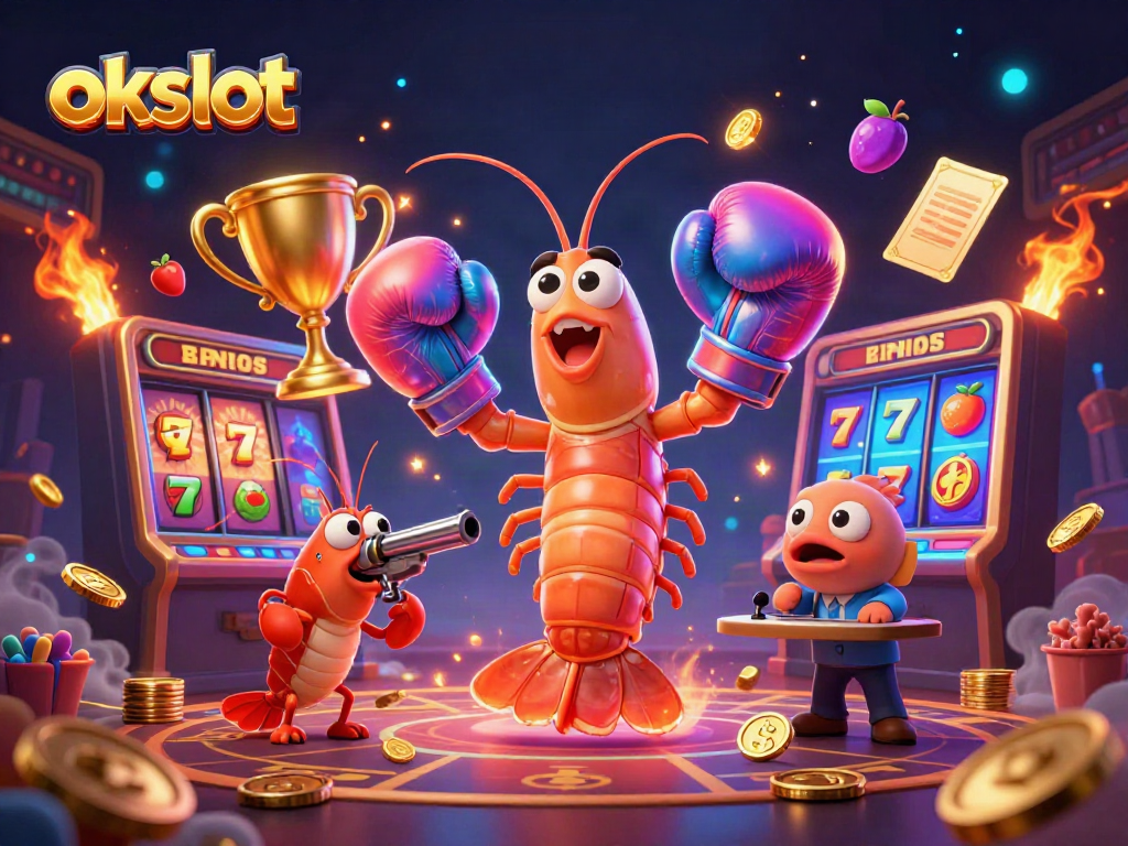 ภาพการเล่นสล็อตออนไลน์ที่เต็มไปด้วยความสนุกสนานและตื่นเต้นที่ okslot