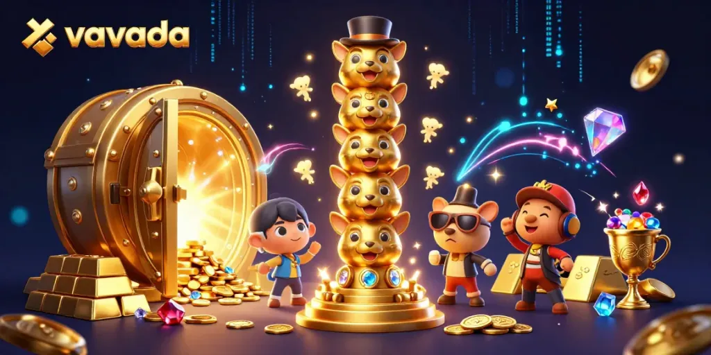 Experience vibrant wins with the Vavada casino's dynamic gambling scene filled with golden treasures and thrilling action.