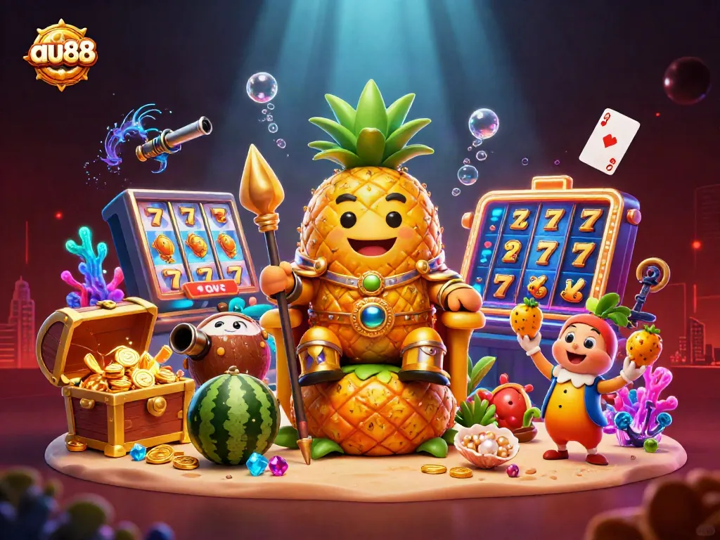 Engage in exciting gameplay with au88's vibrant online casino featuring charismatic characters and dazzling treasures.