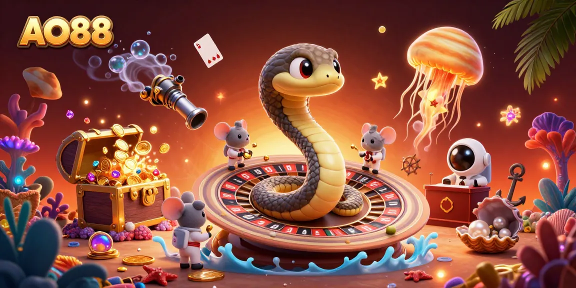 Players spin the roulette with AO88's dynamic game elements, featuring vibrant casino atmosphere.