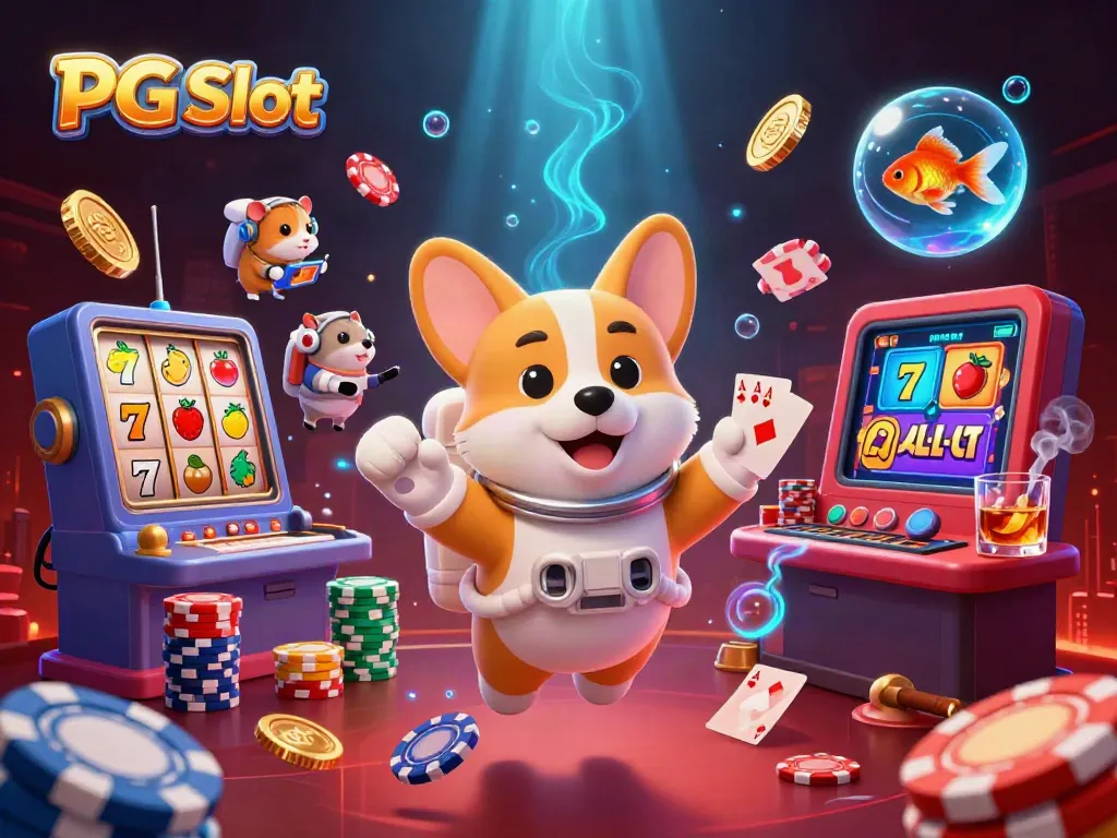 Menangkan hadiah dalam PG Slot dengan astronaut corgi dan kasino luar angkasa yang memukau.