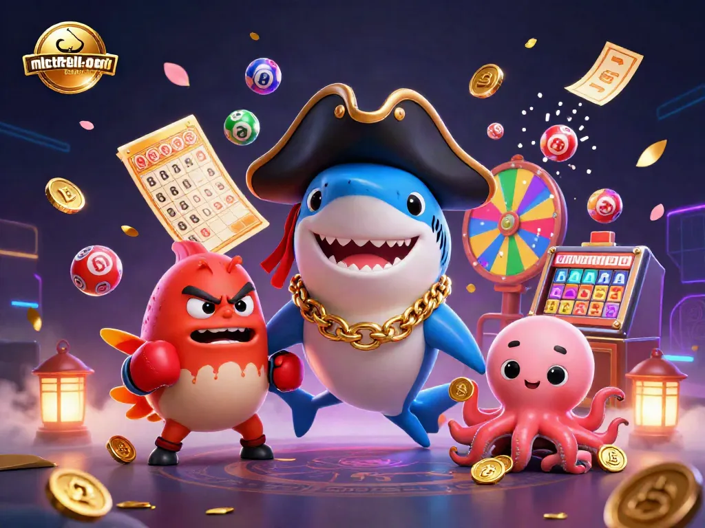 Engage with exciting games at mitchell-food-drink, featuring vibrant characters and dynamic casino elements.
