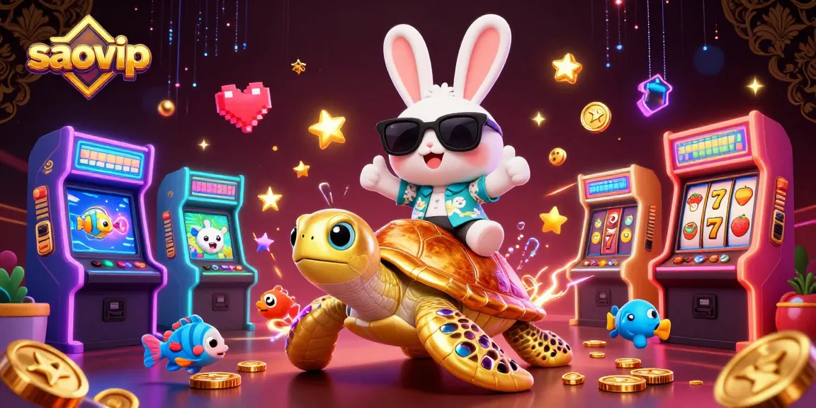 Join the fun with saovip's vibrant casino adventure featuring lucky symbols and colorful game elements!