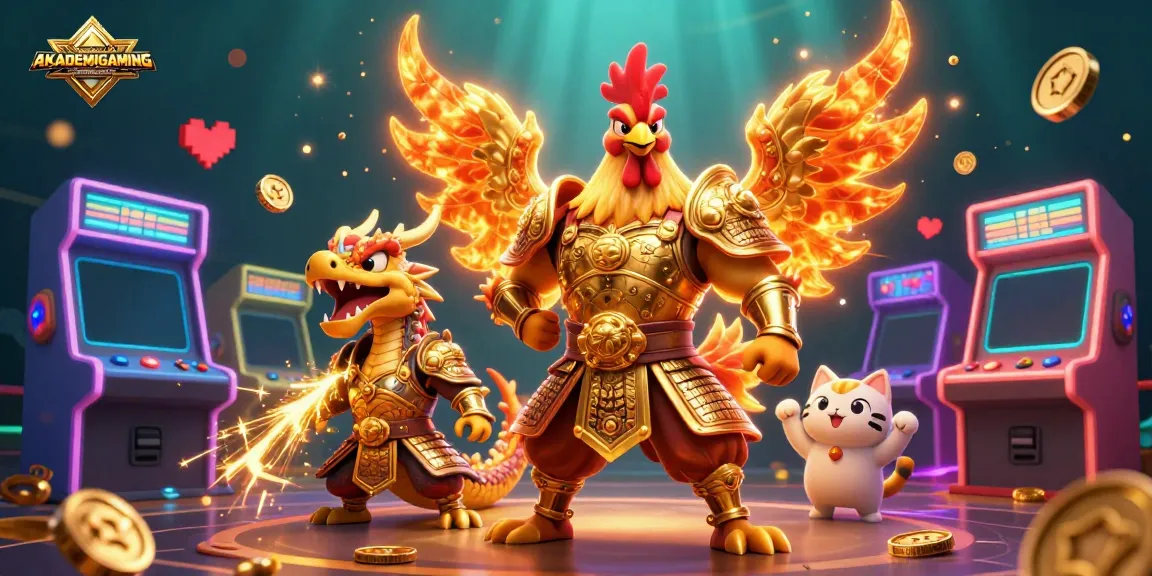 Join AKADEMIGAMING for an exciting gaming experience with vibrant characters and casino action!