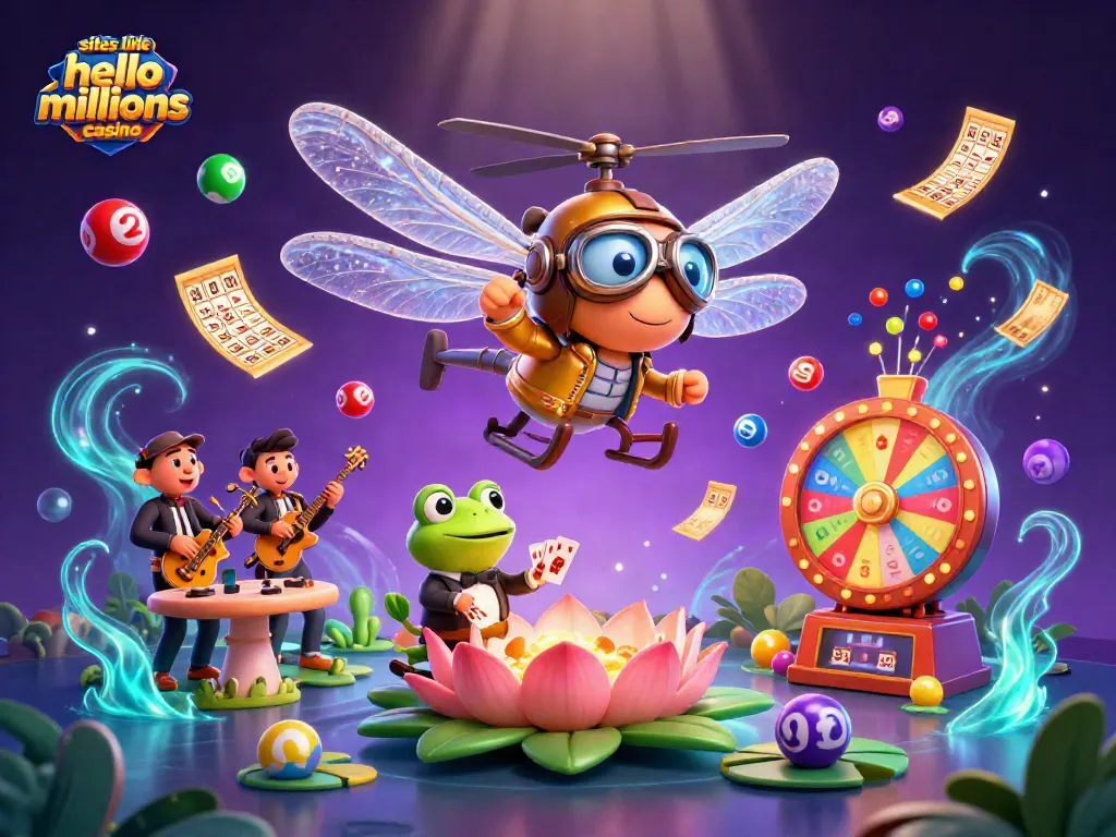 Experience thrilling games at sites like hello millions casino with vibrant casino illustrations.