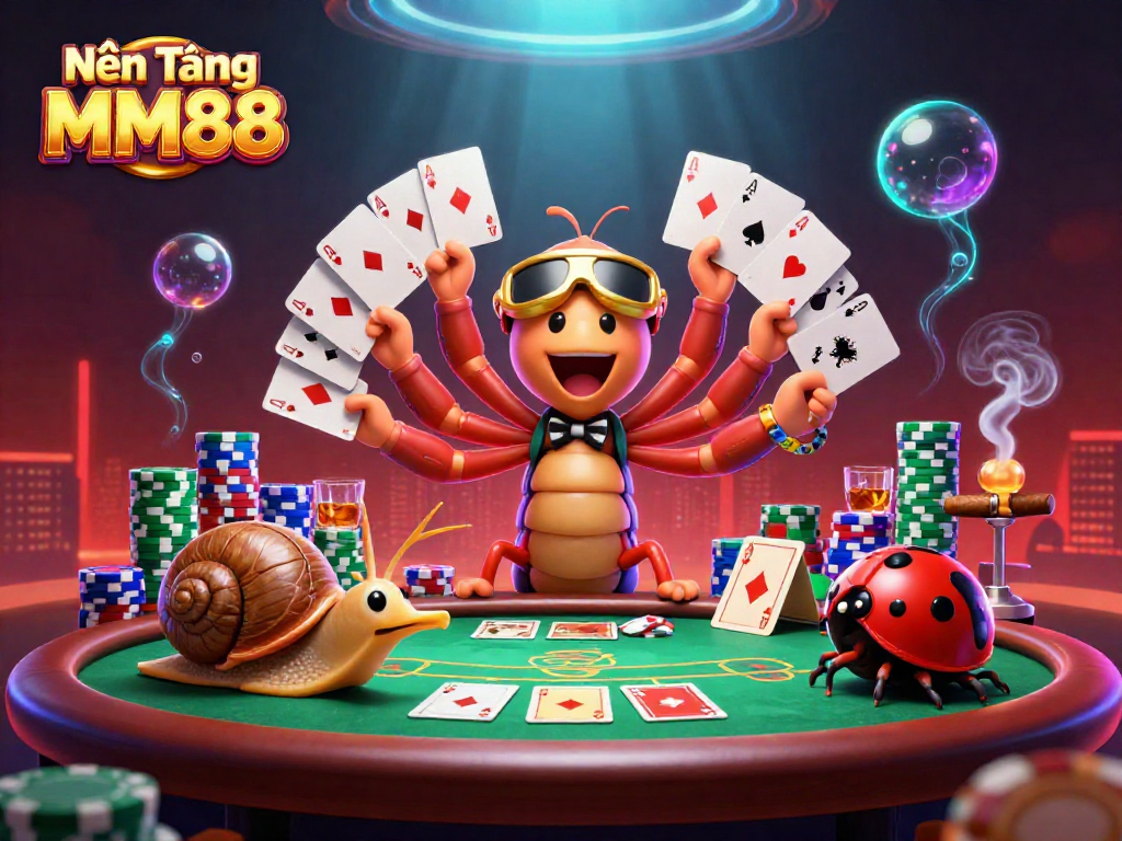 Engage with the excitement of Nền Tảng MM88, featuring a unique dealer and vibrant gaming atmosphere.